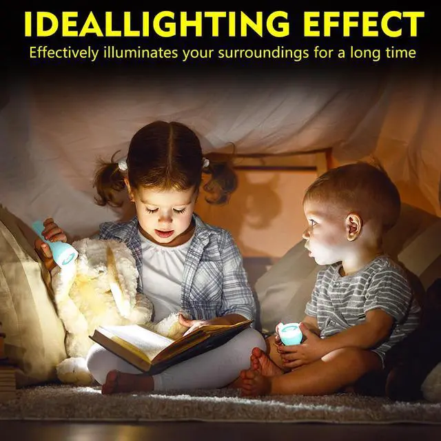 Alt view image 4 of 7 - 50Pcs Mini Flashlight Set,Small Multicolor LED Flashlights with Lanyard Compact Plastic Torch for Kids Night Reading Party Camping Emergency
