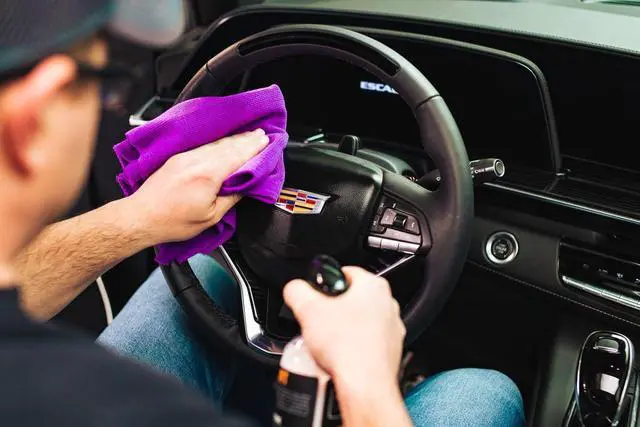 Alt view image 7 of 7 - Swift Clean & Shine - Interior Cleaner & Protectant for Leather, Vinyl, Plastic - Cleans, Conditions & Leaves a Satin Finish - Fresh Scent - 1 Gallon