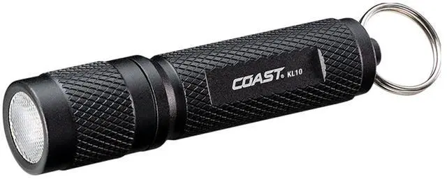 Main image of KL10 100 Lumen LED Keychain Light, Pocket Sized, Black