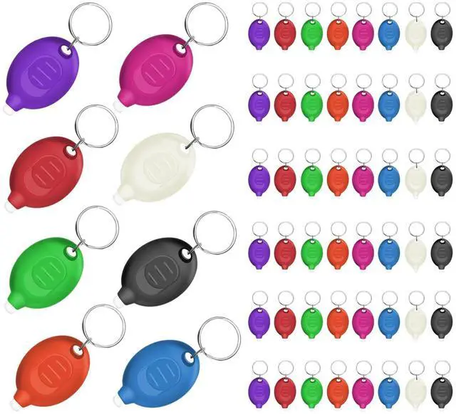 Main image of Mini LED Keychain Flashlights, Small Emergency Flashlight (48PCS)
