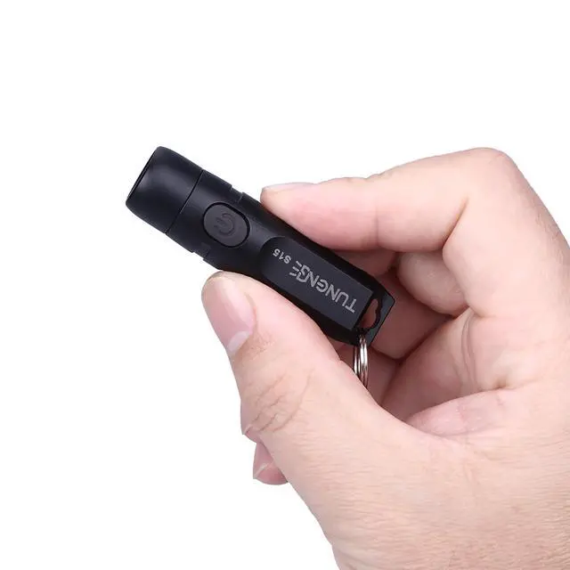 Main image of Rechargeable Keychain Flashlights, 650 High Lumens EDC Pocket Flashlights, Mini Flashlight BeBlack