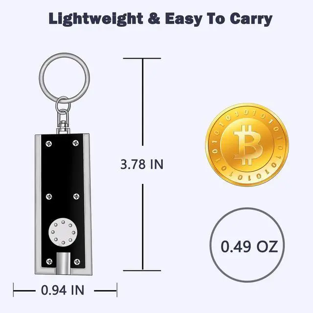 Alt view image 4 of 7 - Mini LED Keychain Flashlight, Tiny White Light Pocket (8PCS)