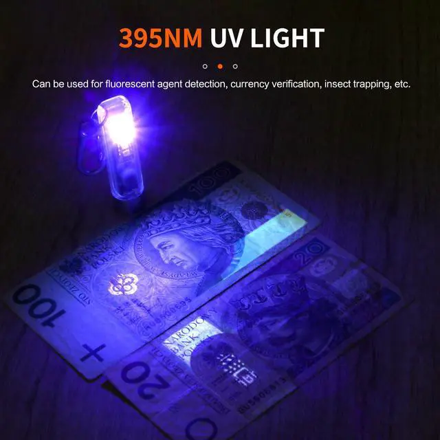 Alt view image 7 of 7 - K11 Rechargeable Keychain Flashlight Lightweight,400 Hight Lumen with Extra 4 Sidelight, IPX4 EDC Mini Flashlight Be