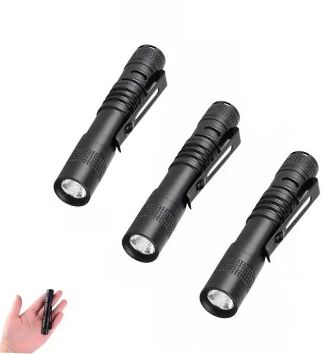 Main image of 3 Packs LED Pen Light, Small Pen Lights with Clip, Waterproof LED Handheld Pen Flashlights for Outdoor/Camping/Work