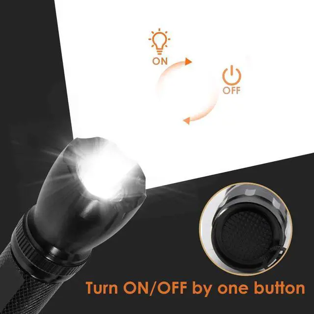 Alt view image 4 of 7 - LED Flashlights, Mini Camping Tactical Flashlight with High Lumen, Handheld Pen Light, Powerful Bright Versatile Flash Light for Outdoor, Home, Cycling, Hiking, Emergency