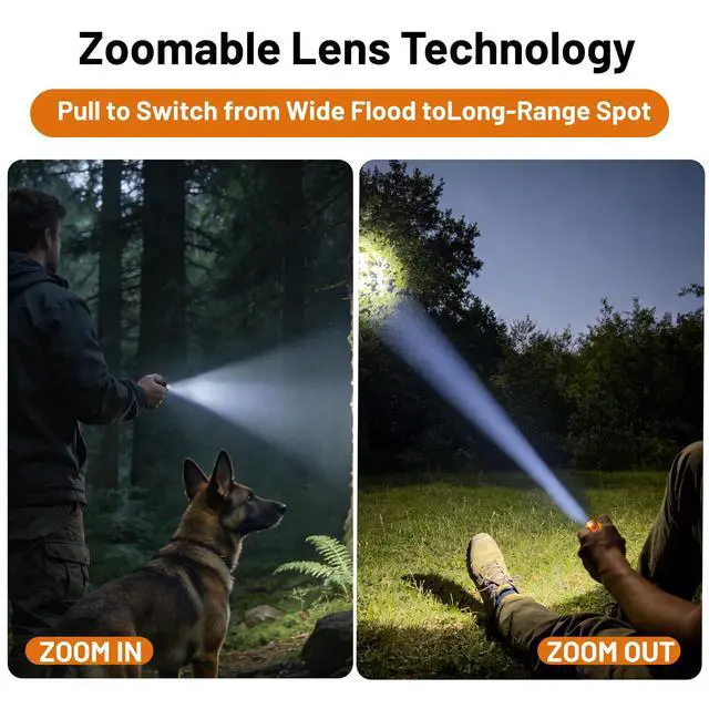 Alt view image 6 of 7 - Pocket EDC Flashlight,USB-C Rechargeable Mini Flashlights 1200 Lumens