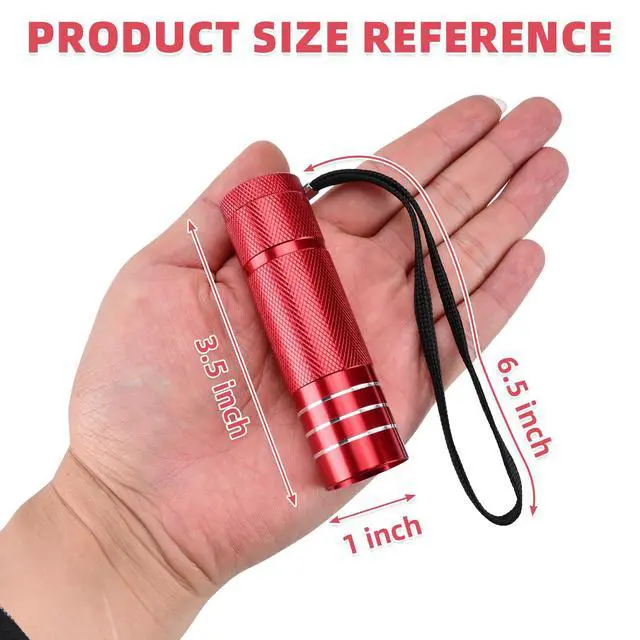 Alt view image 6 of 7 - 30-Pack Super Bright Mini Flashlight, 1W Aluminum Flashlights Bulk Set with Fluorescent Button AAA Batteries Included for Night Emergency Power Outage Party Hiking Backpacking Pocket Gift