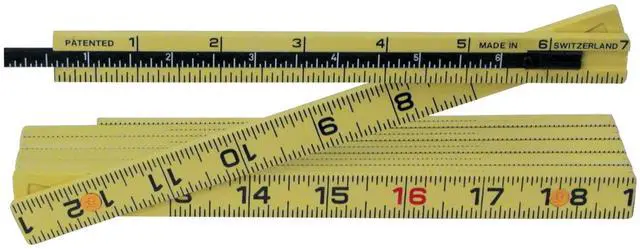 Main image of 61620 Outside Reading 6-Inch Depth Extension Long Life MaxiFlex Folding Ruler, 6-Foot