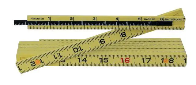 Alt view image 2 of 2 - 61620 Outside Reading 6-Inch Depth Extension Long Life MaxiFlex Folding Ruler, 6-Foot