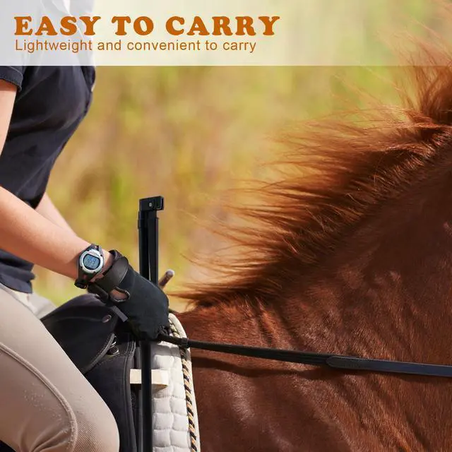 Alt view image 7 of 7 - 2 PCS Horse Height Measuring Kit - Foldable 91 Inch Tape & Lightweight Aluminum Stick (27.5-74.8 Inch), Accurately Measure Horse Height in Hands
