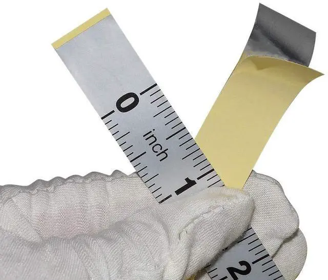 Alt view image 5 of 5 - 40'' Workbench Ruler Adhesive Backed Tape Measure