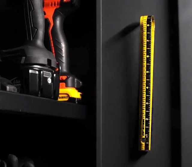 Alt view image 5 of 7 - Zip Stick 18" - Easy Read Ruler - Foldable, Magnetic Measuring Tool - Yellow