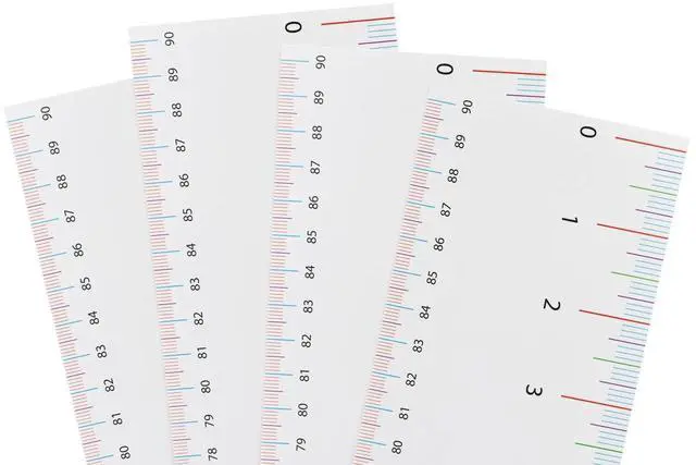 Main image of Paper Ruler - 36" Bulk Yardsticks for Classroom, STEM, Easy-to-Read Numbers, White Cardstock, 8 Pack