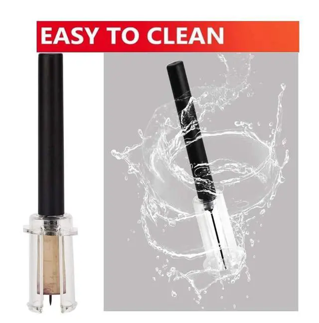 Alt view image 7 of 7 - Wine Air Pressure Pump Bottle Opener Set With Foil Cutter,Simple Wine Pump Cork Remover Corkscrew,Efficient Corkscrew Bottle Opener,Easy Screw Out Tool,Great For Wine Lovers,Perfect Wine Gift.
