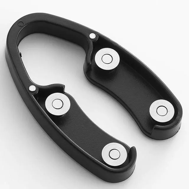 Alt view image 4 of 7 - 2 Pack Design Wine Foil Cutter, Wine Bottle Opener Accessory, Gift for Wine Lovers, Black