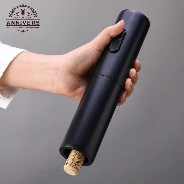 Alt view image 4 of 7 - Electric Wine Bottle Opener Electronic Wine Opener Automatic Corkscrew, Battery Operated One-Touch Opening Easy to Use for Gifts, Ouvre Bouteille Electrique Tire Bouchon