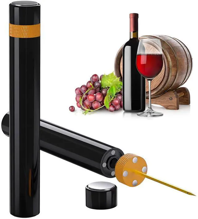 Main image of Mini Wine Opener | Travel Portable Pocket Air Pressure Pump Wine Bottle Opener | Assemblable Design Corkscrew 7S Quick Bottle Opening | for Home, Restaurant, Party,Wine Lovers
