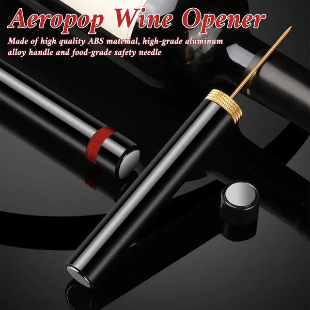 Alt view image 5 of 7 - 2pcs Aeropop Wine Opener Needle Type Wines Bottle Openers Travel Portable Pocket Air Pressure Pump Wine Bottle Opener Loritia Arropop Wine Opener for Home Restaurant Party