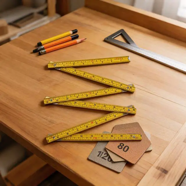 Alt view image 5 of 7 - Folding Wooden Ruler 2 Pack, 6.6 FT, Foldable Yard Stick with US and Metric