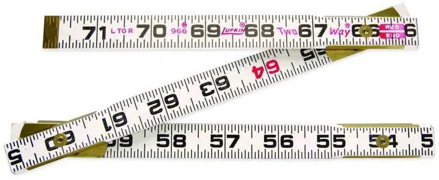Main image of Crescent Lufkin 5/8" x 6' Red End® Two Way® Wood Rule - 966N
