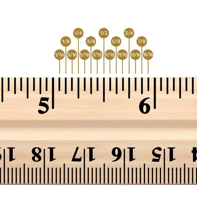 Alt view image 3 of 7 - 12 Pack 12 Pack Wooden Ruler Gifts 12 Inch (30cm) Bulk Wood Measuring Ruler Straight Metal Edge with 4 Holes for Teacher School Office Drafting Classroom Supplies, 2 Scale