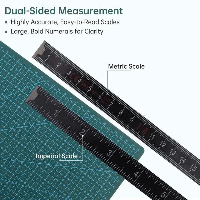 Alt view image 4 of 7 - Folding Wood Rule, 78 Inch / 2M Foldable Ruler with US and Metric Measurements for Carpenters Wooden Stick Ruler, Folding Yard Stick Lightweight Composite Construction Ruler for Woodworking Tape (1)