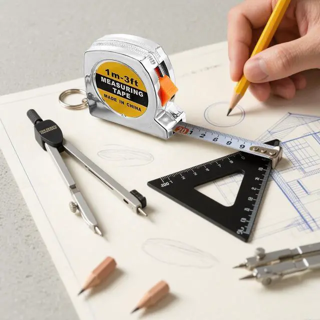 Alt view image 4 of 7 - 12 Pack Mini Tape Measure Keychains, 1.5 Inch Retractable Measuring Tapes with Lock, Small Functional Ruler for Party Favors, Gift Bags, Classroom Rewards, 1m/3ft
