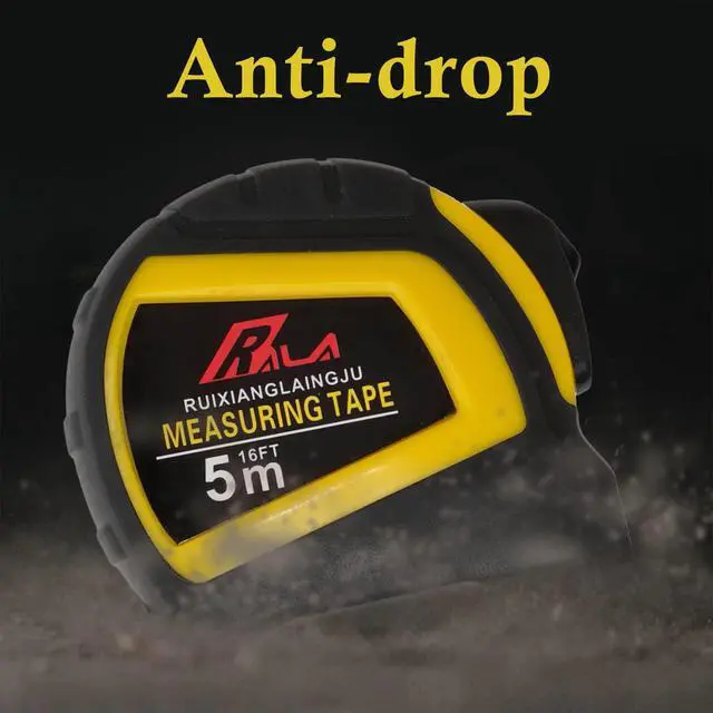 Alt view image 6 of 7 - Auto-Lock Measuring Tape, 16-Feet (5M) Dual Side Retractable Tape Measure, Inch/Metric Scale, MID Accuracy, for Electricians, Carpenter, Surveyors and Engineers, with Rubber Protective Casing