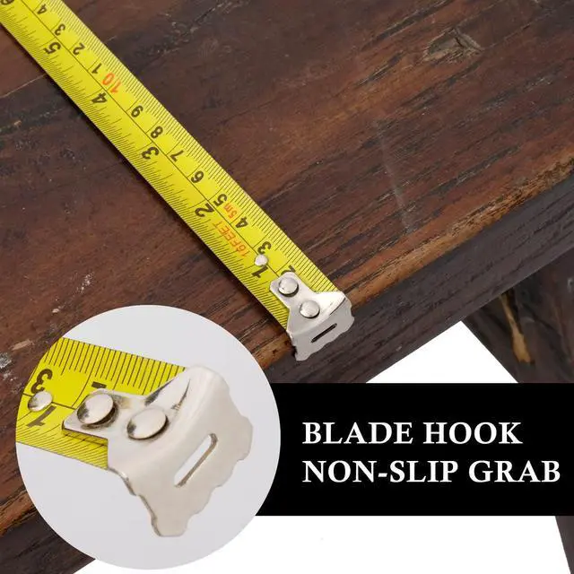Alt view image 7 of 7 - Auto-Lock Measuring Tape, 16-Feet (5M) Dual Side Retractable Tape Measure, Inch/Metric Scale, MID Accuracy, for Electricians, Carpenter, Surveyors and Engineers, with Rubber Protective Casing