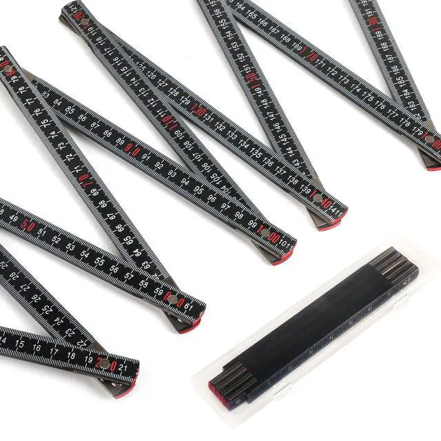 Alt view image 6 of 7 - Fuel Tank Measuring Stick 10 Fold to 78", Wooden Oil Tank Measuring Stick, Oil Tank Gauge Measuring Stick, Folding Measuring Stick Ruler for Oil Tank (1PCS Wooden Measuring Stick)