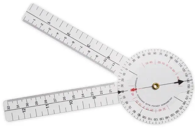Main image of 8 Inch Orthopedic ROM Goniometer Therapy Gauge
