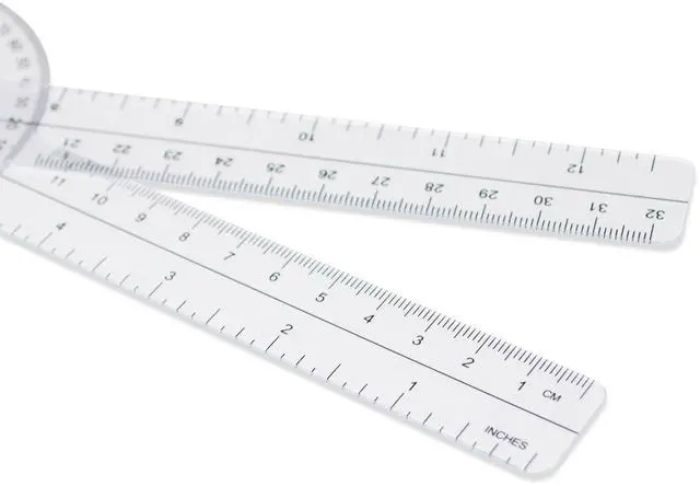 Alt view image 7 of 7 - 8 Inch Orthopedic ROM Goniometer Therapy Gauge