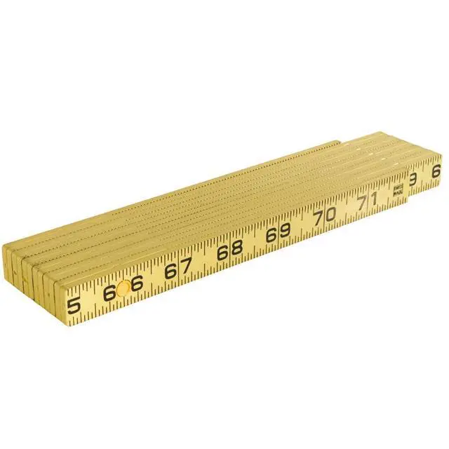 Alt view image 7 of 7 - 910-6 Folding Ruler 6-Foot, Durable Fiberglass, Inside Reading