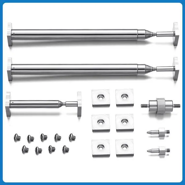 Alt view image 7 of 7 - 3 Pack Extendable Measuring Stick Tool Set Woodworking Measuring Tools Stick for Woodworking Carpentry Hobbies Remodeling Projects