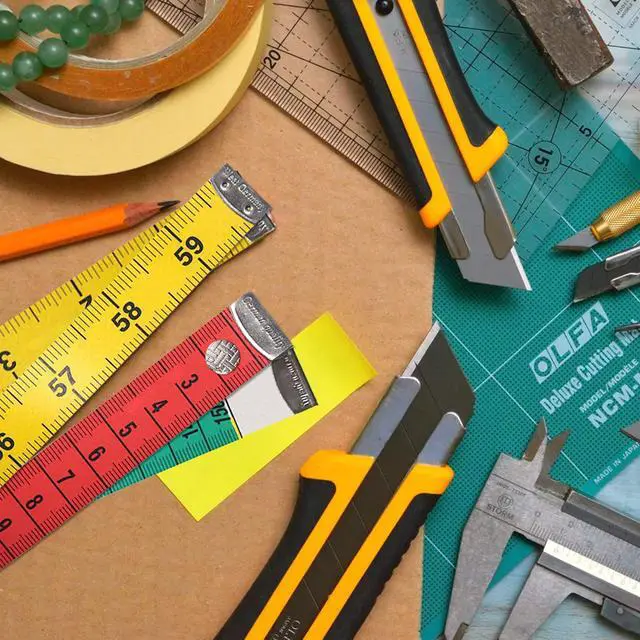 Alt view image 4 of 7 - Tape Measure Measuring Tape for Body Fabric Sewing Tailor Cloth Knitting Home Craft Measurements,60-inch/150-cm Soft Multicolor Tape Measure Body Measuring Tape Set with Snap Button Closure,Dual Sided