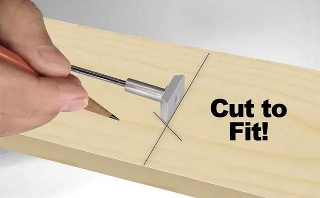 Alt view image 7 of 7 - Measuring Stick Tool | Pinch Stick for Woodworking | No Numbers, No Mistakes | Carpentry, Woodworking, Hobbies, and Remodeling Projects.