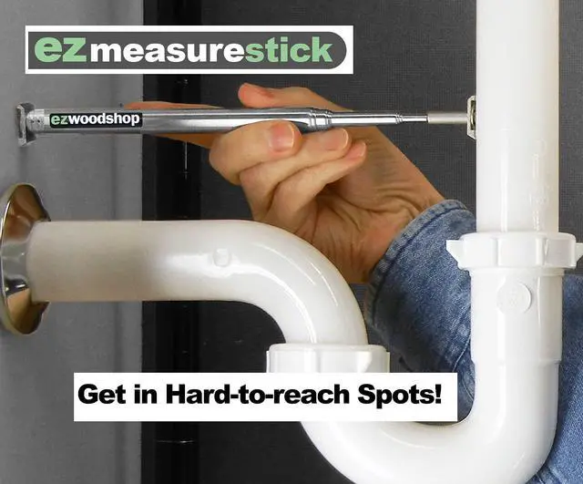 Alt view image 6 of 7 - Measuring Stick Tool | Pinch Stick for Woodworking | No Numbers, No Mistakes | Carpentry, Woodworking, Hobbies, and Remodeling Projects.