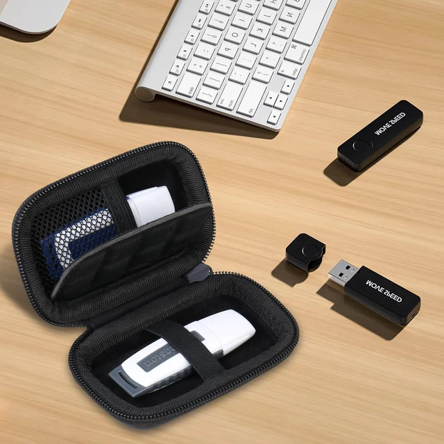 Alt view image 7 of 7 - USB Flash Drive Case, USB Storage Case, USB Holder Storage Bag, Thumb Drive Caes for SanDisk/Samsung USB Flash Drive Cases, Jump Drive Cases, Electronic Accessories Organizer, Black