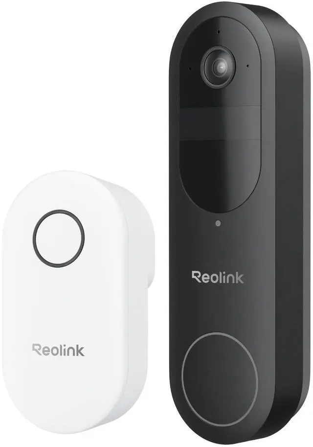 Alt view image 8 of 14 - Reolink Video Doorbell Battery with Chime - 2K Dual-Band Wi-Fi Battery Doorbell with 1:1 Head-to-Toe View, Person/Vehicle/Package Detection, IP65 Weatherproof