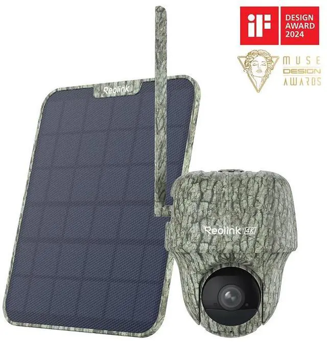 Alt view image 8 of 14 - Reolink Battery PT Wildlife 4G LTE Camera, Animal Detection & Recognition, 4K 360° View Go Ranger PT+Reolink Solar Panel 2