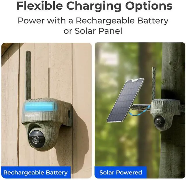 Alt view image 13 of 14 - Reolink Battery PT Wildlife 4G LTE Camera, Animal Detection & Recognition, 4K 360° View Go Ranger PT+Reolink Solar Panel 2