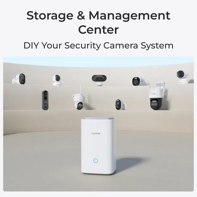Alt view image 12 of 14 - Reolink Home Hub with Altas PT Ultra, Continuous Recording Battery Camera, 4K UHD, 20000mAh Battery, Up to 512GB microSD card, Home Hub with Altas PT Ultra + Solar Panel 2 2-Pack