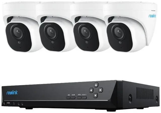 Alt view image 8 of 14 - Reolink Smart 5MP 8CH Home Security Camera System, 4pcs Wired 5MP PoE IP Cameras Outdoor/Indoor, Person Vehicle Detection, 6K 8CH NVR with 2TB HDD for 24-7 Recording - RLK8-520D4-5MP