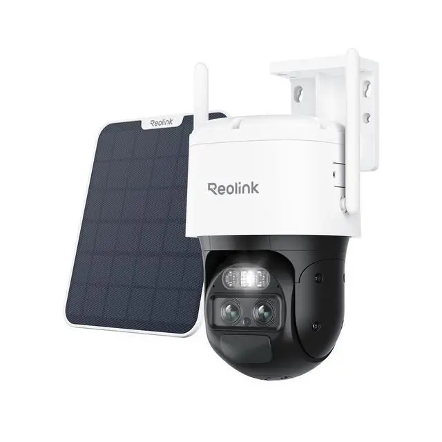 Alt view image 8 of 14 - Reolink TrackMix LTE 4G 4K Dual Lens Cellular Trail Security Camera, 4G LTE, Auto Tracking No WiFi Solar Powered Camera with 6X Hybrid Zoom, No-Glow IR, IP66 for Wildlife White