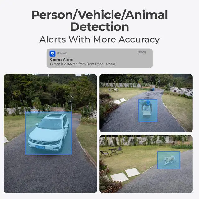 Alt view image 12 of 14 - REOLINK 8MP 811A PoE IP Wired Security Camera 4K 123° FoV, 5X Optical Zoom for Outdoor Usage, Color Night Vision, Human/Vehicle/Pet Smart Detection, 2 Way Talk, Up to 512GB microSD Card(Not Included)