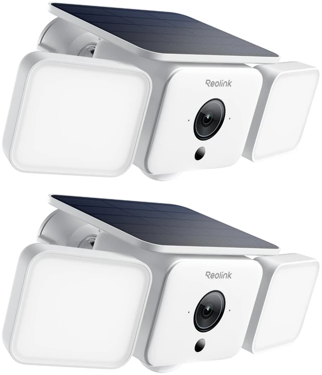 Main image of Reolink Solar Floodlight Cam with SolarEase, 2K 4MP Outdoor Security Camera, 150° Wide View, 1000-Lumen Floodlight, AI Detection, Wi-Fi 6, 2 Pack