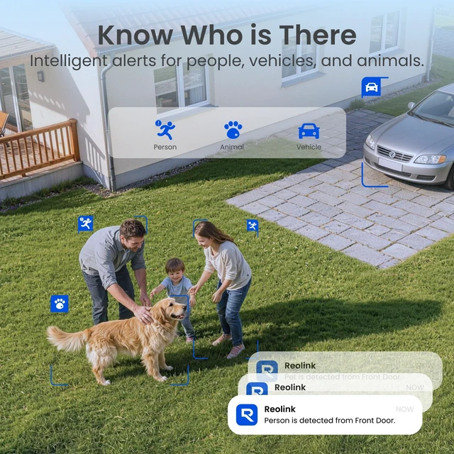 Alt view image 4 of 7 - Reolink Argus 3 Pro 5MP Wireless Outdoor Security Camera with Solar Panel, Color Night Vision, Dual-Band Wi-Fi, Smart Detection & 2-Way Audio