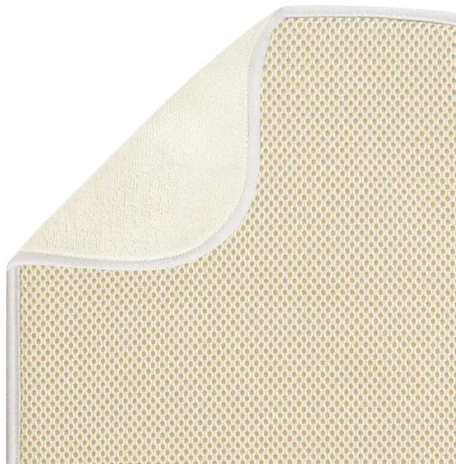 Alt view image 4 of 6 - Fabric Mini Kitchen Countertop Dish Drying Mat, Wheat/Ivory