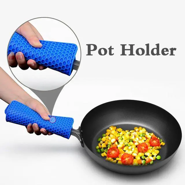 Alt view image 4 of 7 - Silicone Trivet Mats - Hot Pads Spoon Rest, Multipurpose Trivets for Hot Dishes Heat Resistant Food Grade Silicone Set of 4