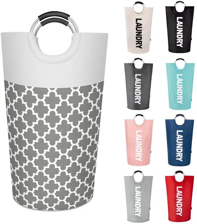 Main image of 90L Light Laundry Basket (13 Colors), Waterproof Laundry Hamper, Laundry Bag with Padded Handles, Clothes Hamper, Collapsible Laundry Basket Easy Storage